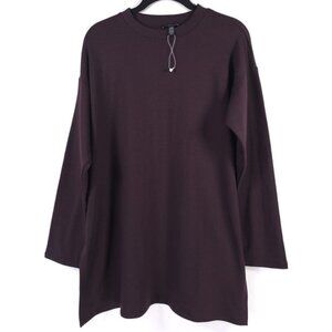 NWOT EILEEN FISHER Tunic Top‎ Slit Sides Oversized USA🇺🇸MADE Size XS/TP